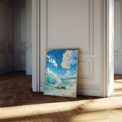 Ocean Wave Dreamscape Poster