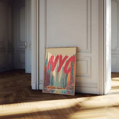 Vibrant NYC Urban Landscape Poster