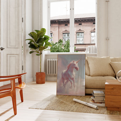 Poster dell'Unicorno Rosa Magico