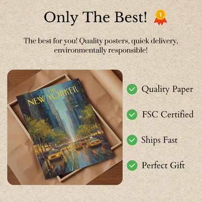 New York City Twilight Poster