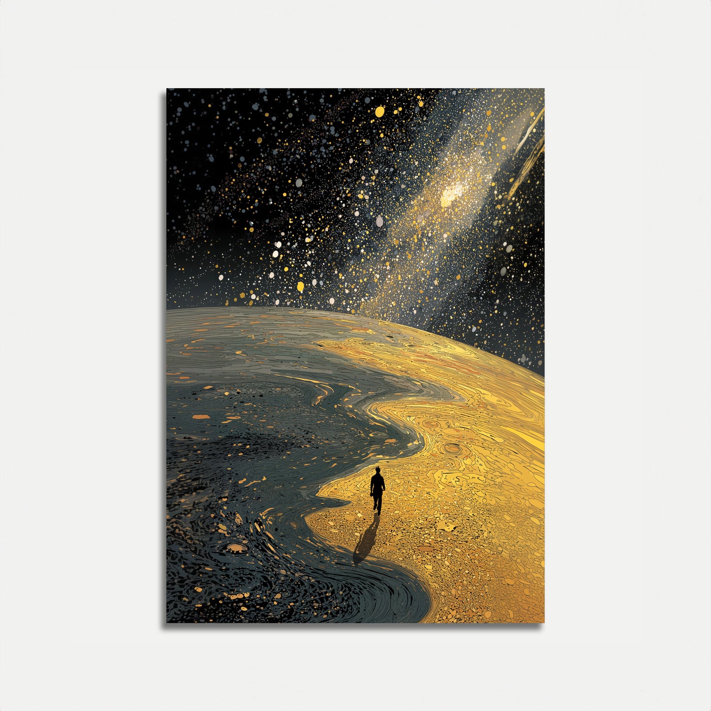 Cosmic Journey Solitude Poster