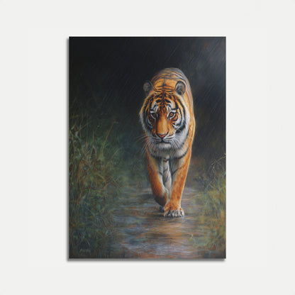 Tiger in the Rain Poster