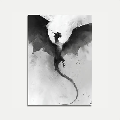 Midnight Dragon Flight Poster