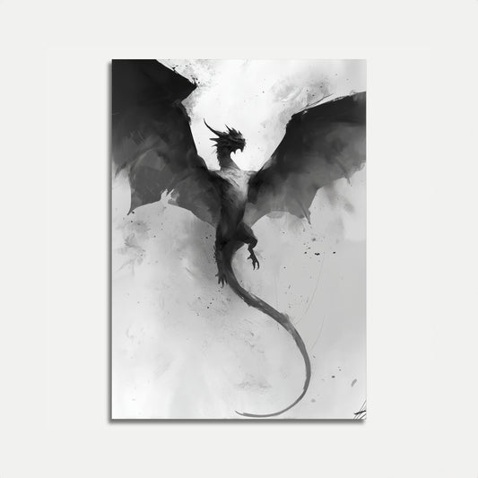 Midnight Dragon Flight Poster