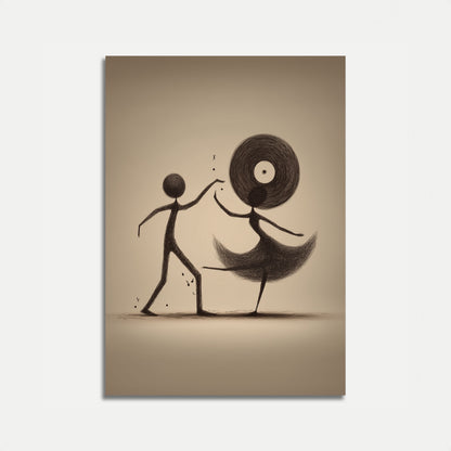 Vinyl Dans Partners Poster