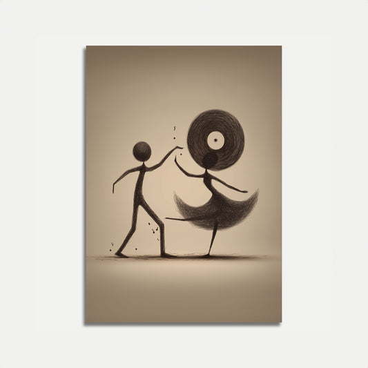 Vinyl Dans Partners Poster