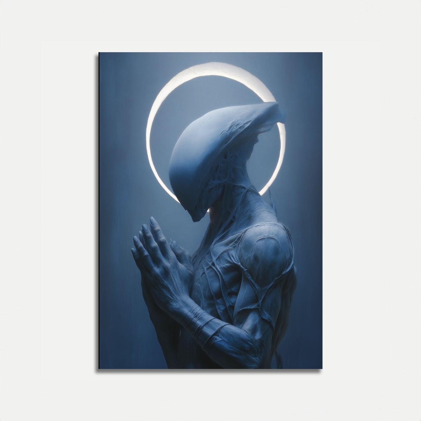 Celestial Alien Meditation Poster