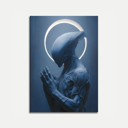 Celestial Alien Meditation Poster