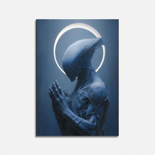 Celestial Alien Meditation Poster