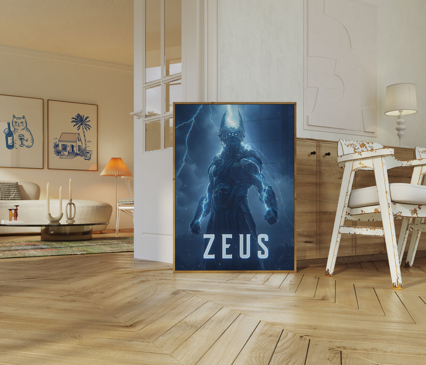 Plakát Zeus, Bůh hromu