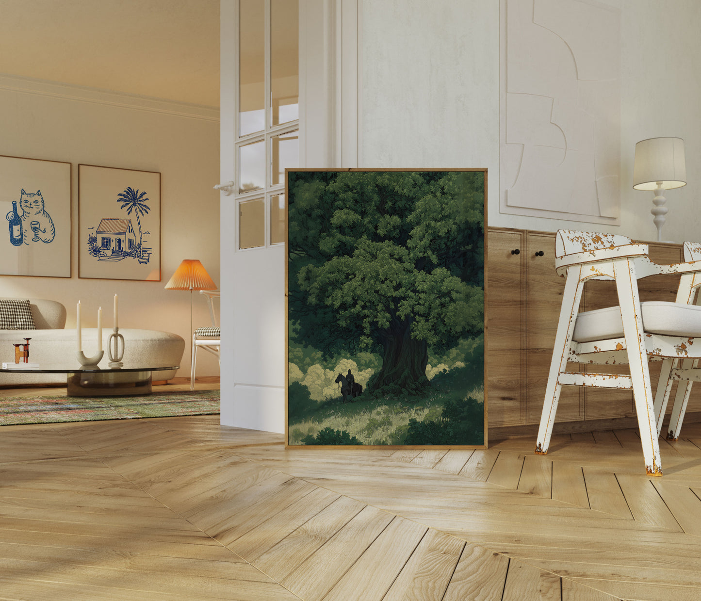 Dark Forest Guardian Poster