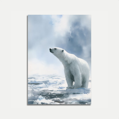 Póster del oso polar guardián del Ártico