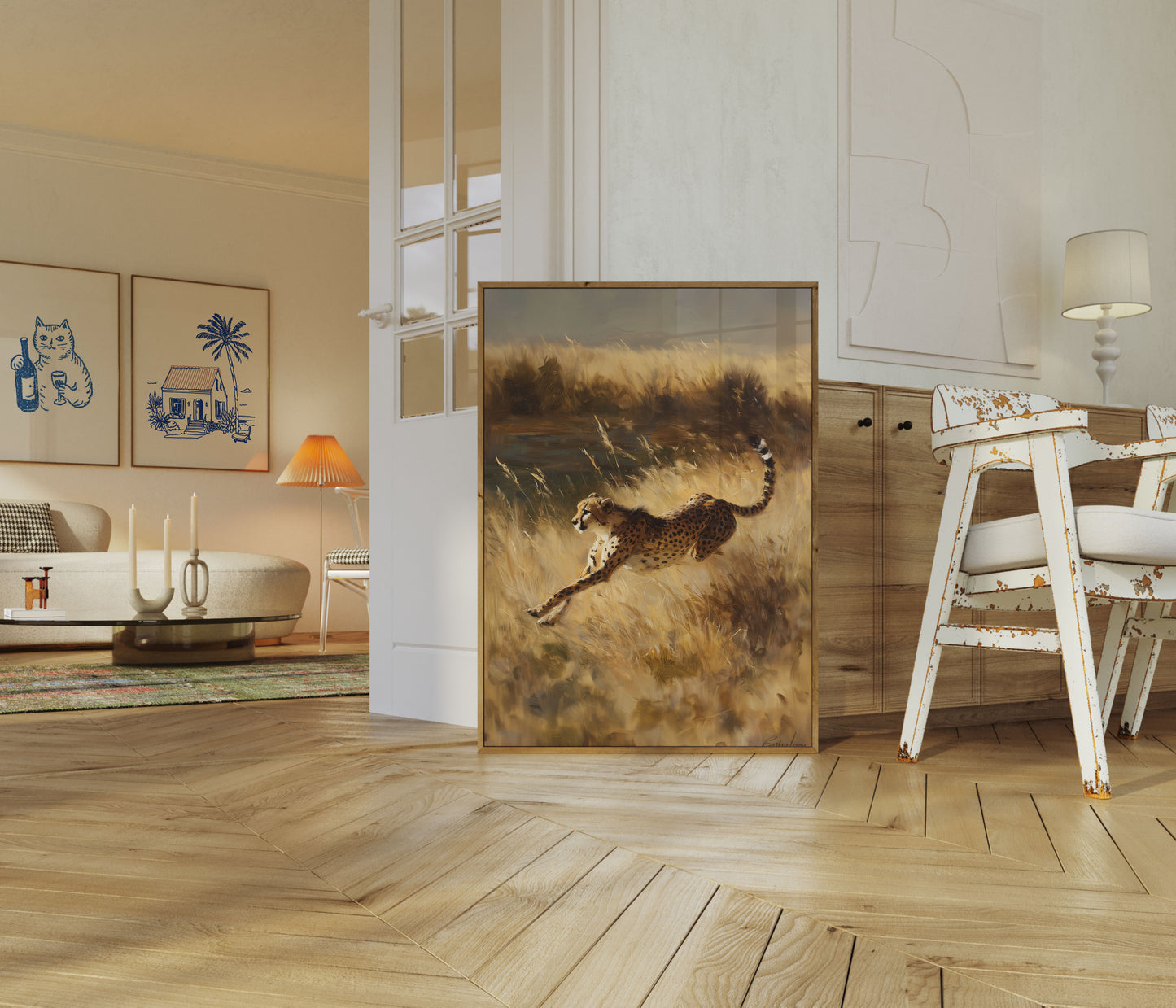 Póster de Swift Cheetah Wilderness