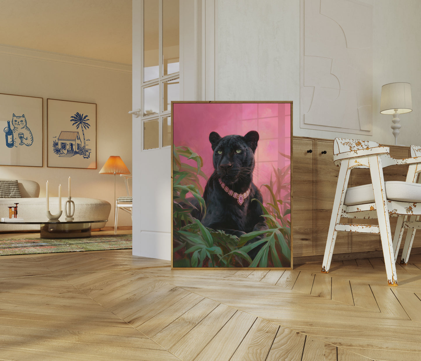 Royal Black Panther Glamour Plakát
