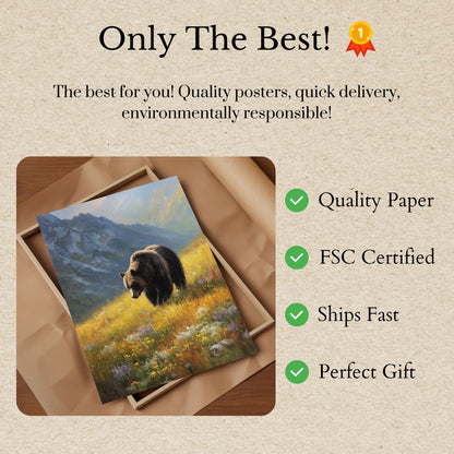 Cartaz do Urso no Prado da Montanha