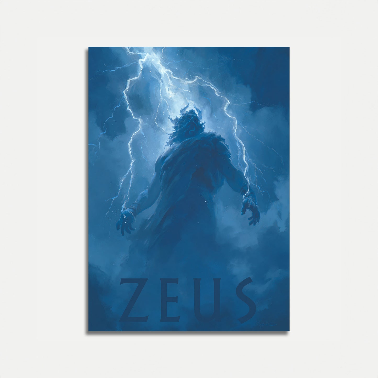 Zeus Donnergott Poster