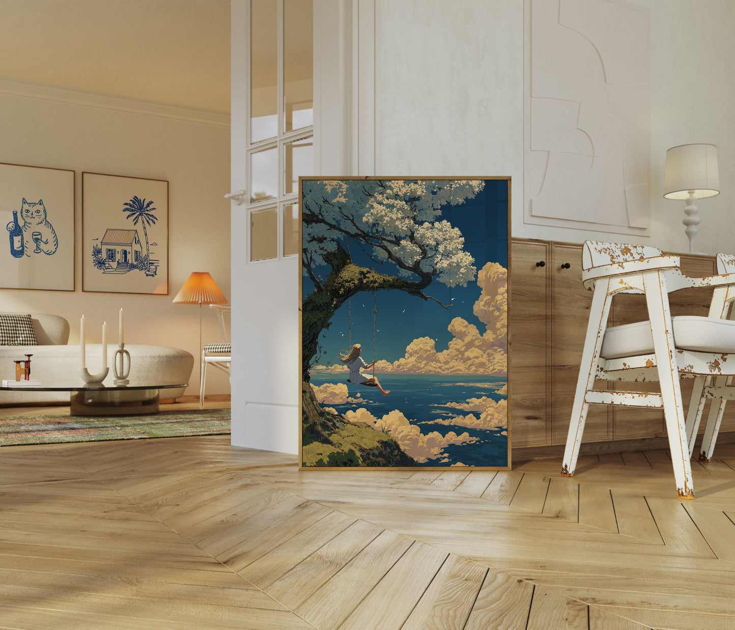 Dreaming Above the Clouds Poster