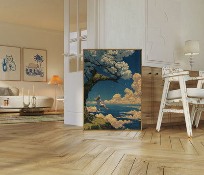 Dreaming Above the Clouds Poster