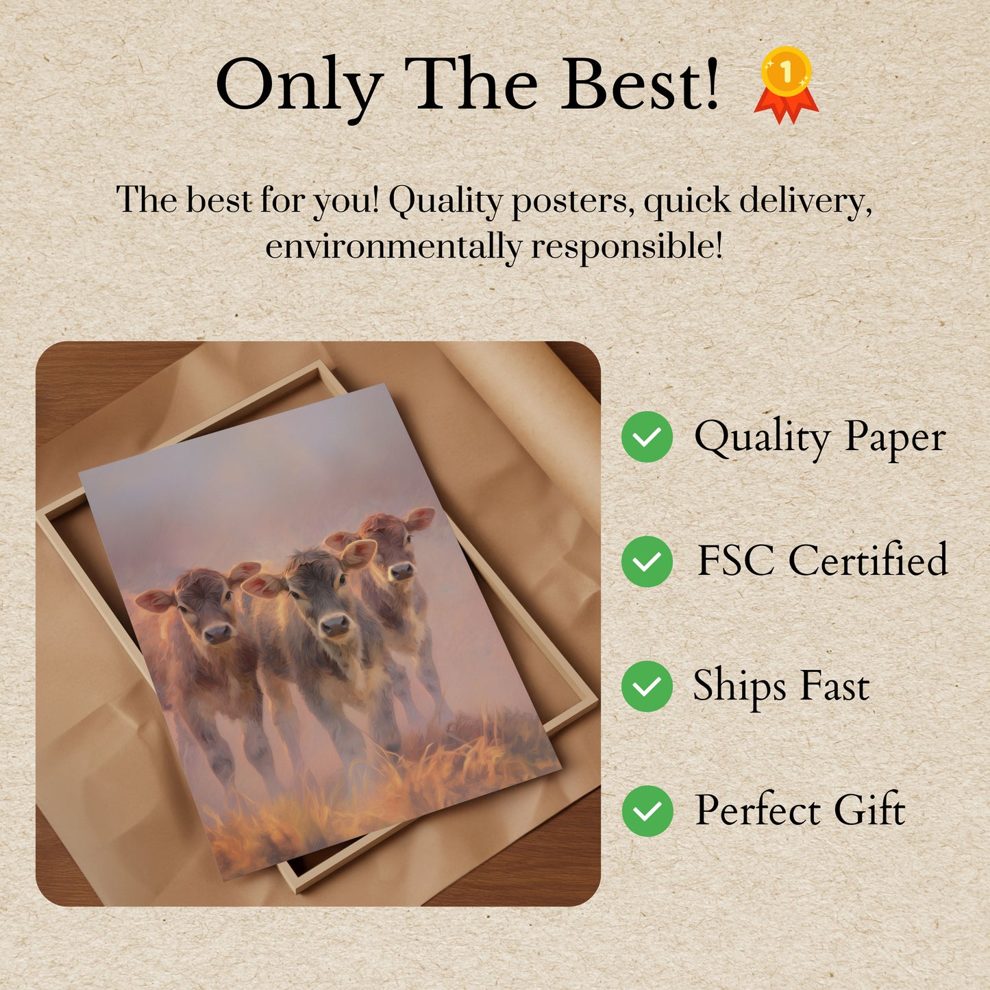 Flammende Ko Trio Plakat