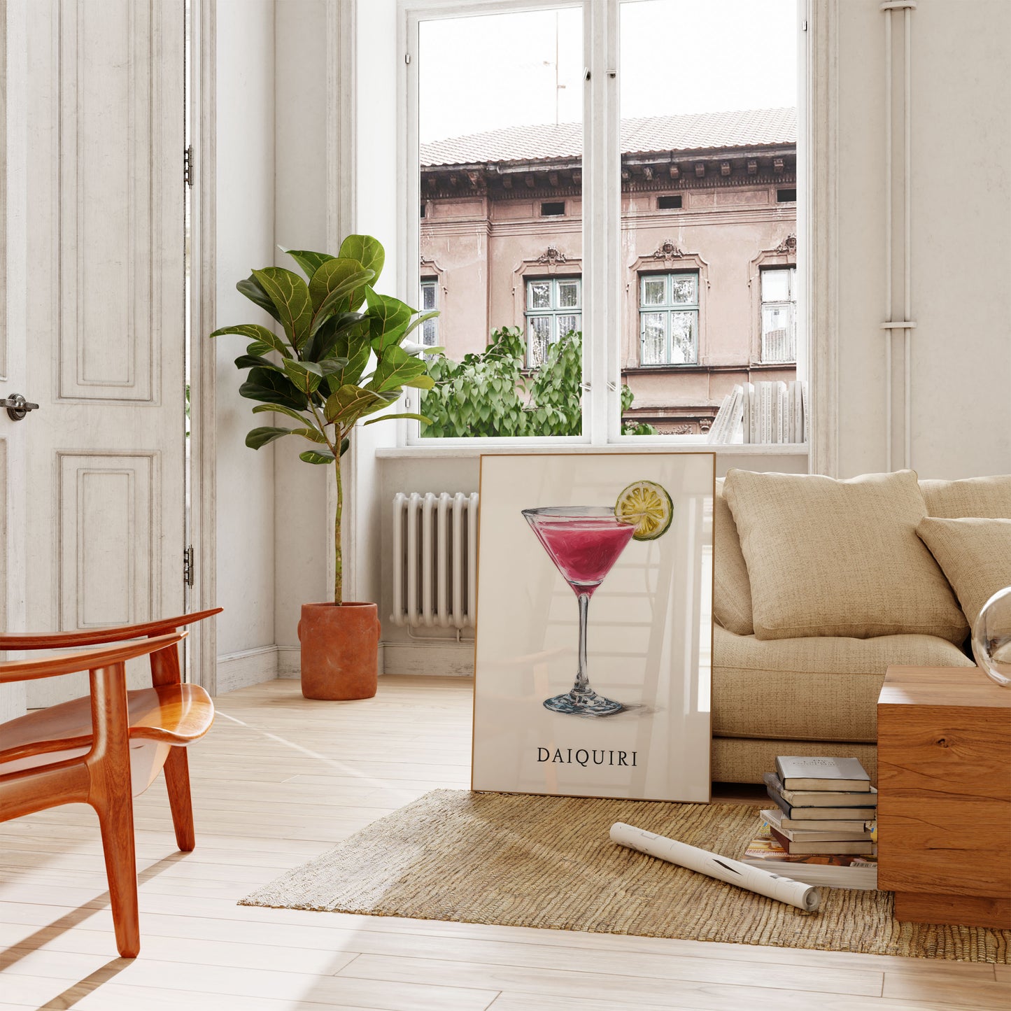 Vibrant Crimson Daiquiri Poster