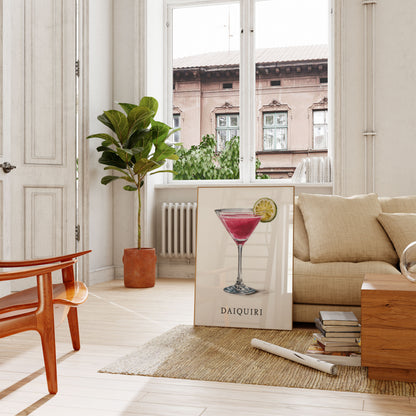 Vibrant Crimson Daiquiri Poster