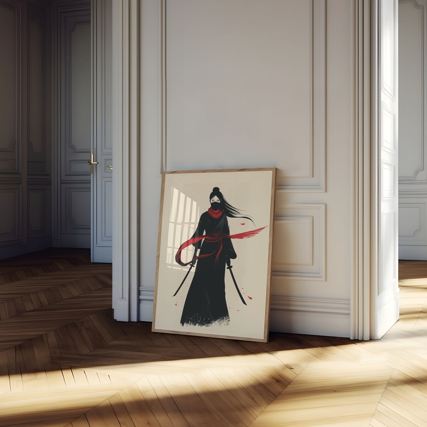 Tichá Čepel Samurajská Žena Plakát