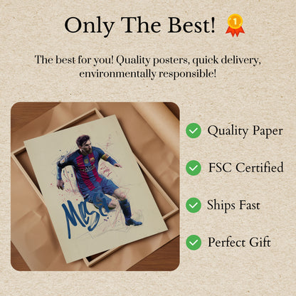 Fußball-Legende Künstlerisches Bewegungsposter