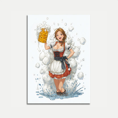 Festive Oktoberfest Beer Celebration Poster