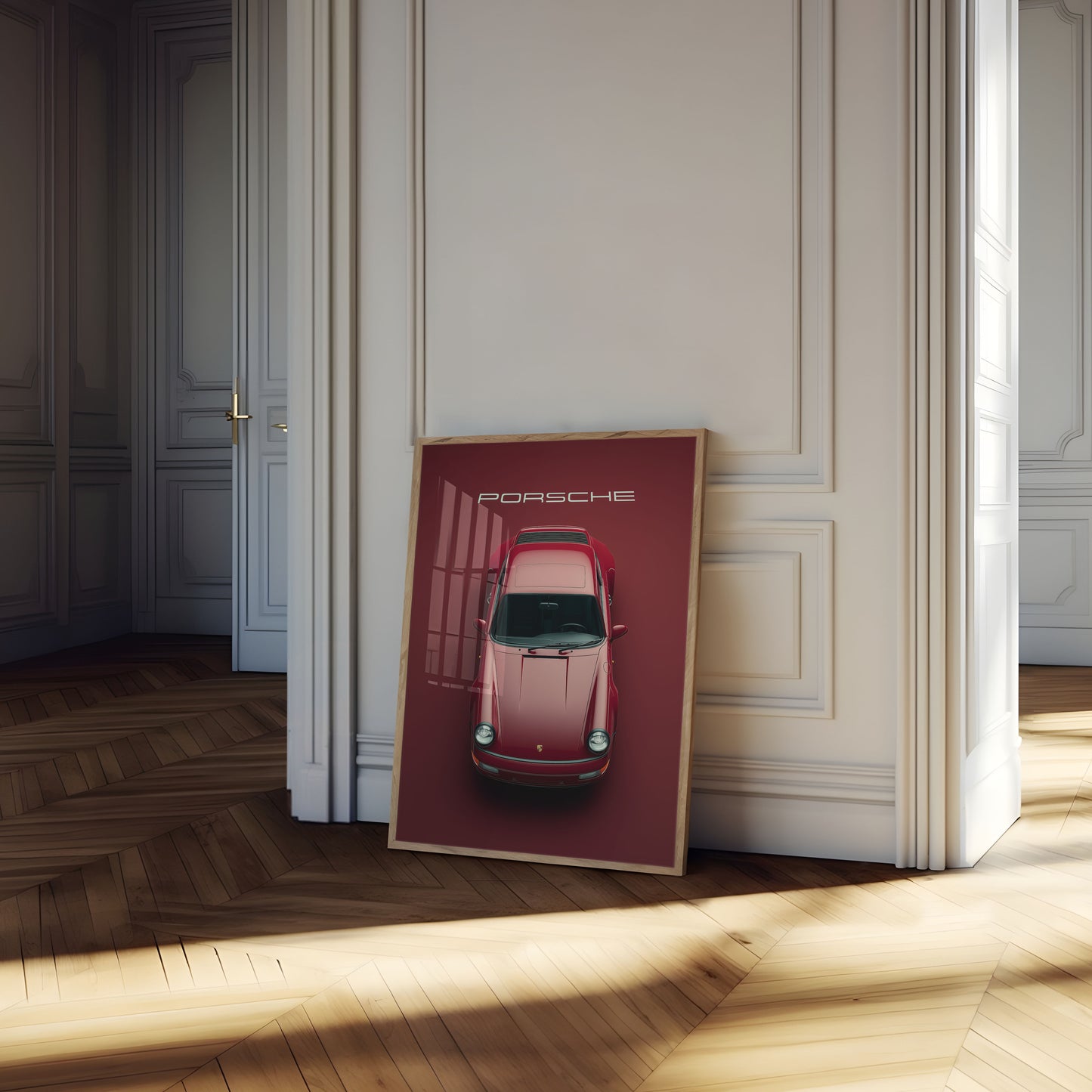 Classic Red Porsche 911 Poster