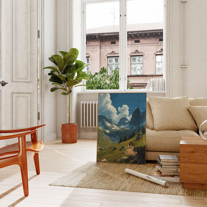 Alpine Hiking Adventure Poster