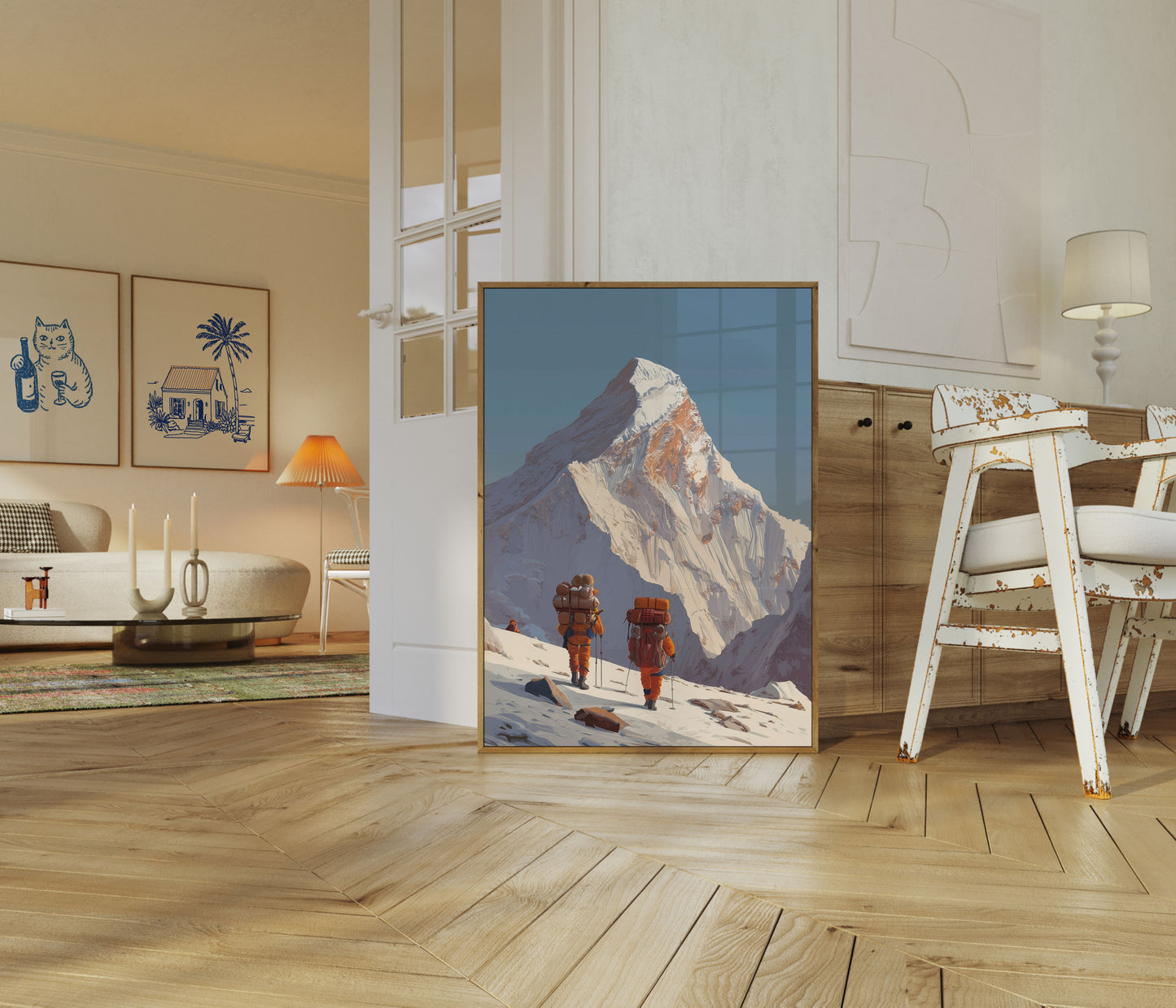 Everest Expedition Climb Poster