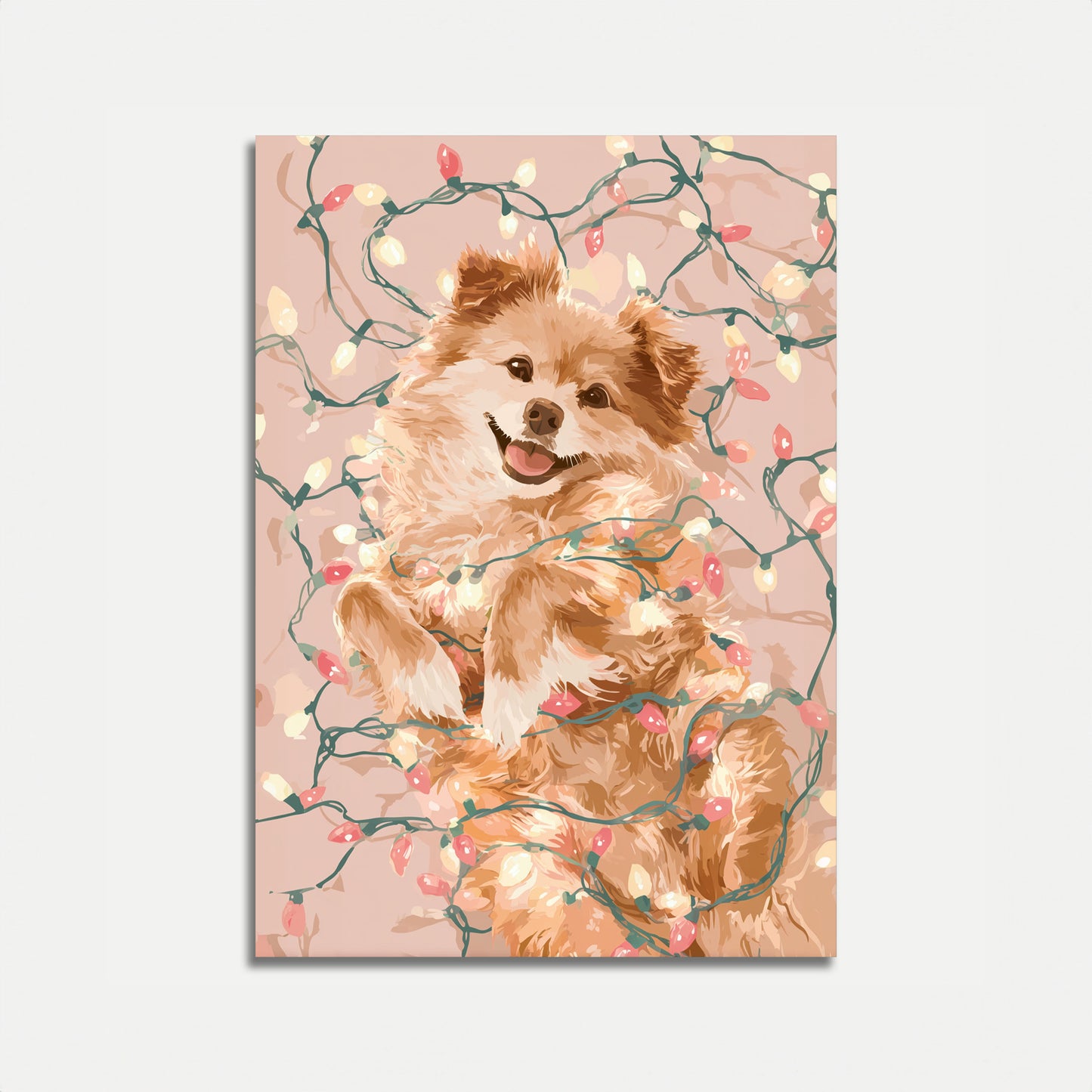Festive Furry Friend Poster