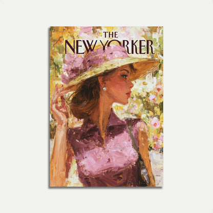Elegant New Yorker Summer Poster