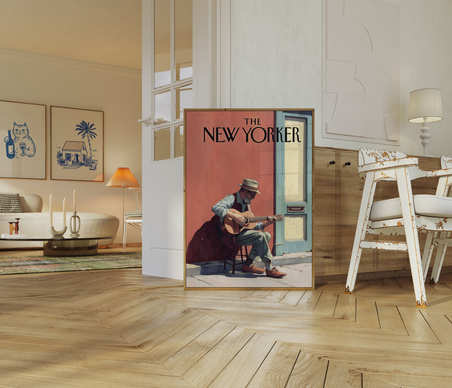 Soulful Street Musician Poster