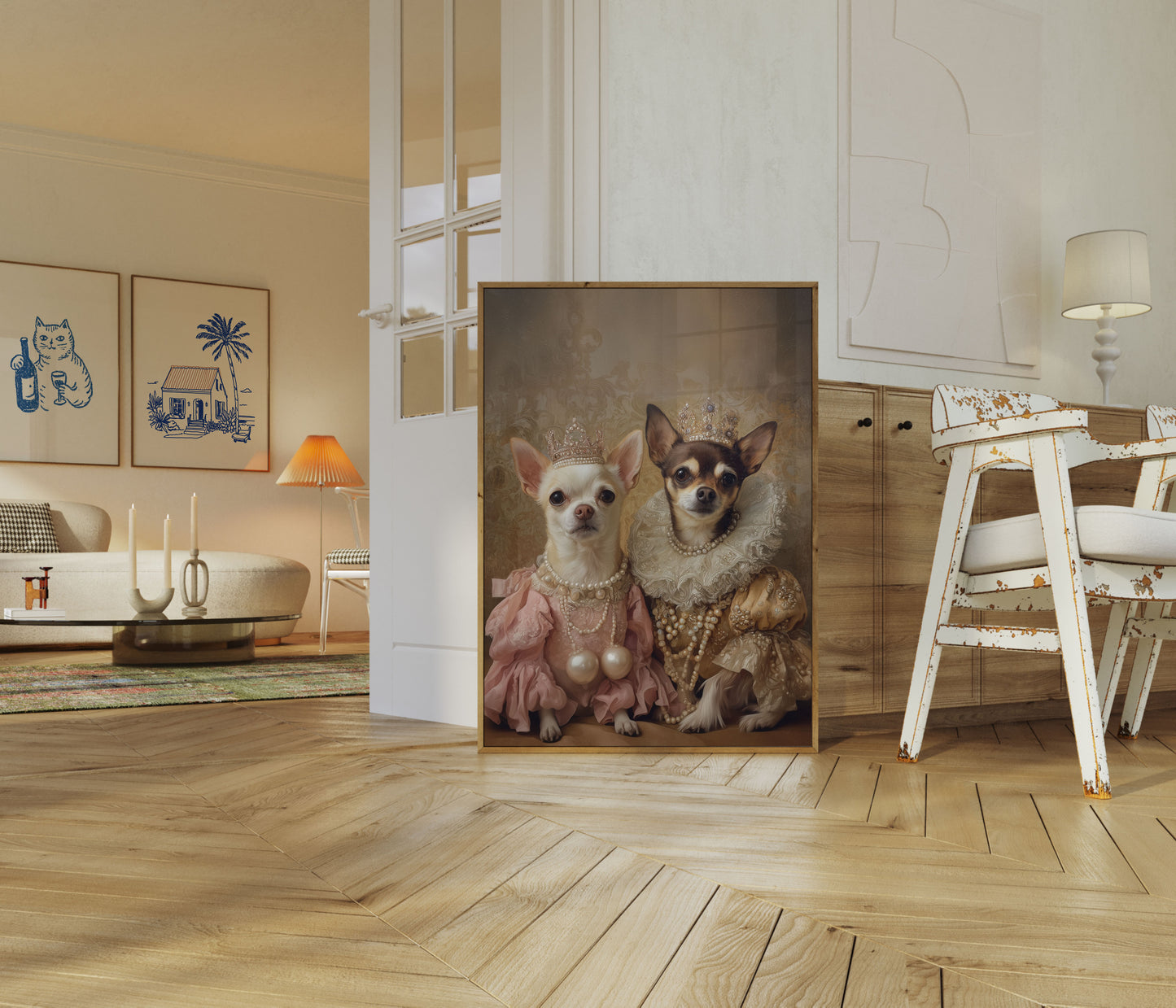 Royal Chihuahua Elegance Poster