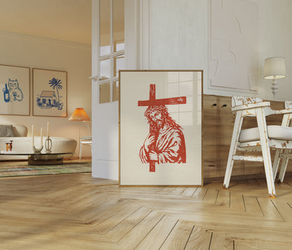 Christ on the Cross Poster