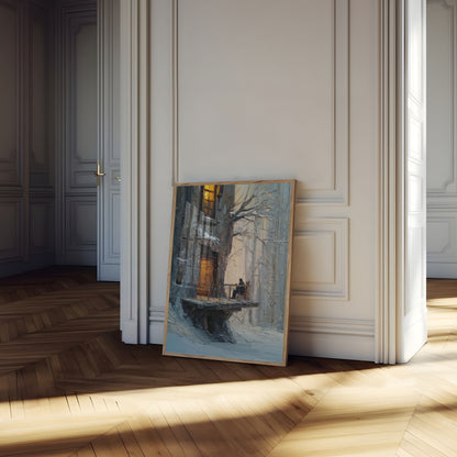 Urban Solitude Evening Poster