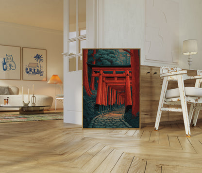 Sacred Japanese Torii Gates Poster