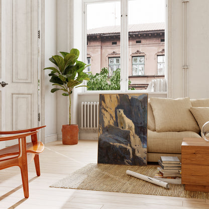 Póster majestuoso del guardián ártico