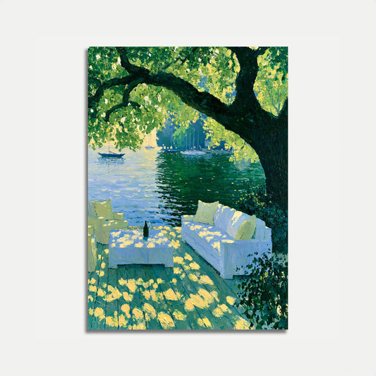 Lakeside Summer Retreat Poster