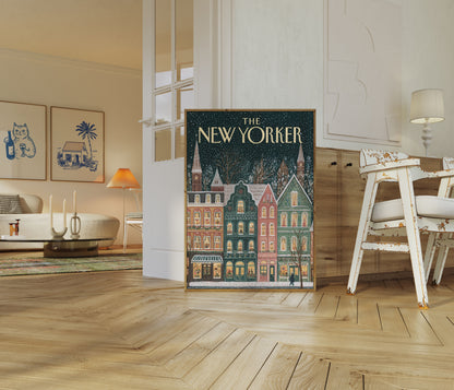 New York Winter Evening Poster