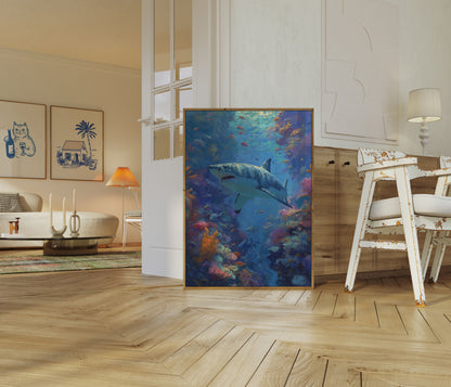 Ocean Predator Underwater Poster