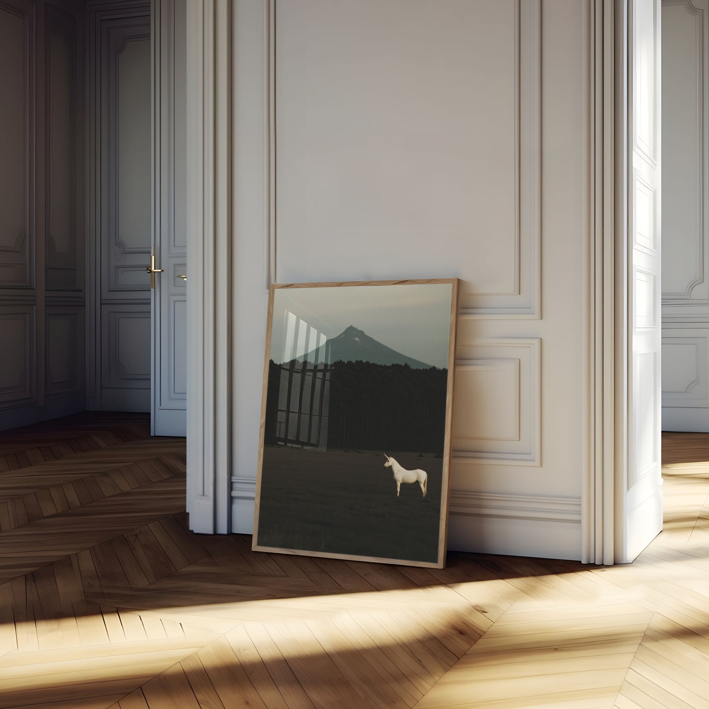 Magical Unicorn Mountain Poster