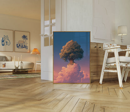 Celestial Tree House Poster