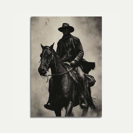 Lone Rider Western Cowboy Poster