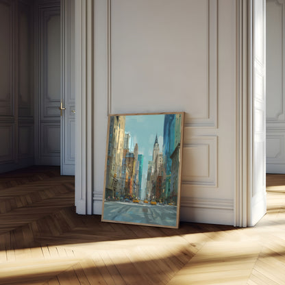 New York City Urban Landscape Poster