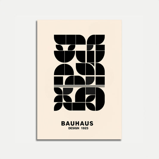 Bauhaus Geometric Abstract Poster