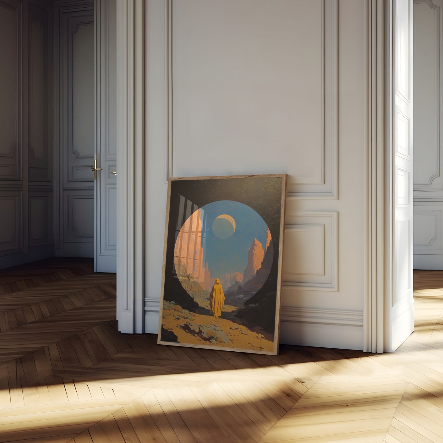 Desert Mystic Eclipse Poster