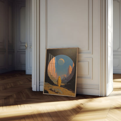 Desert Mystic Eclipse Poster