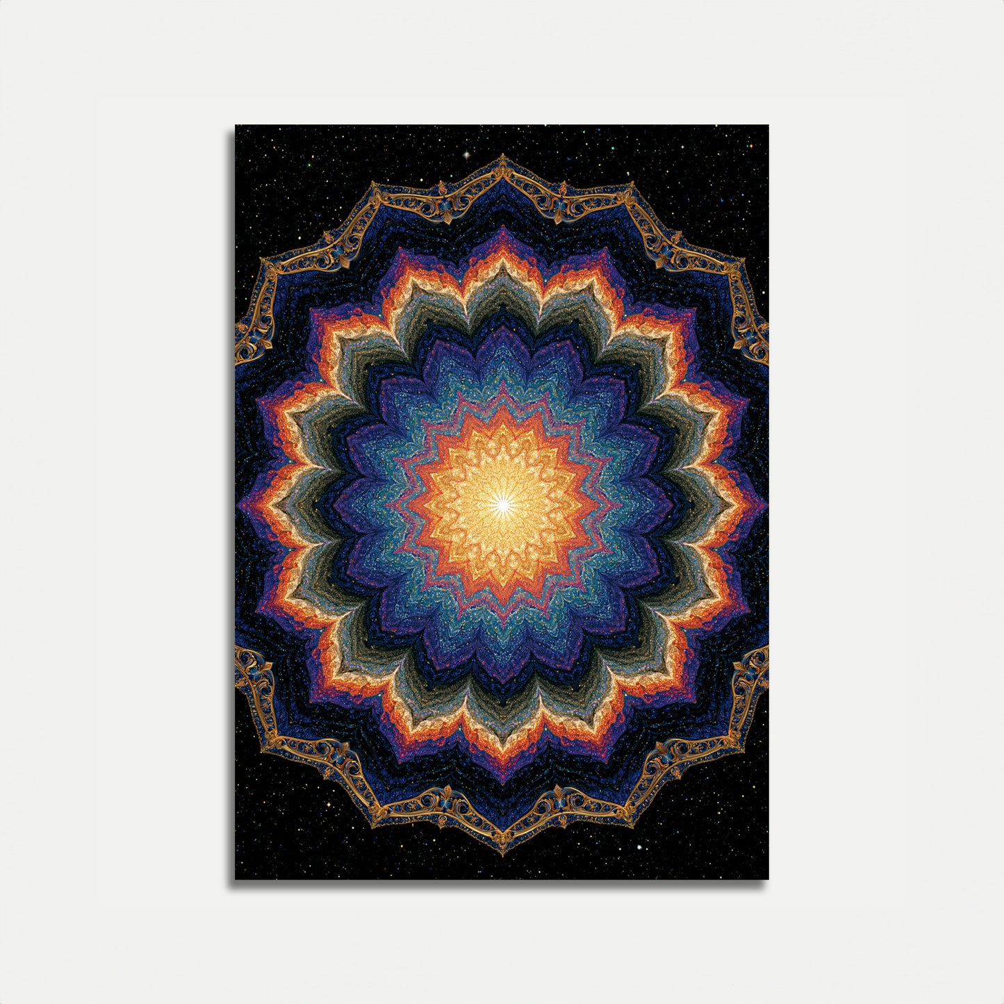 Cosmic Mandala Meditation Poster